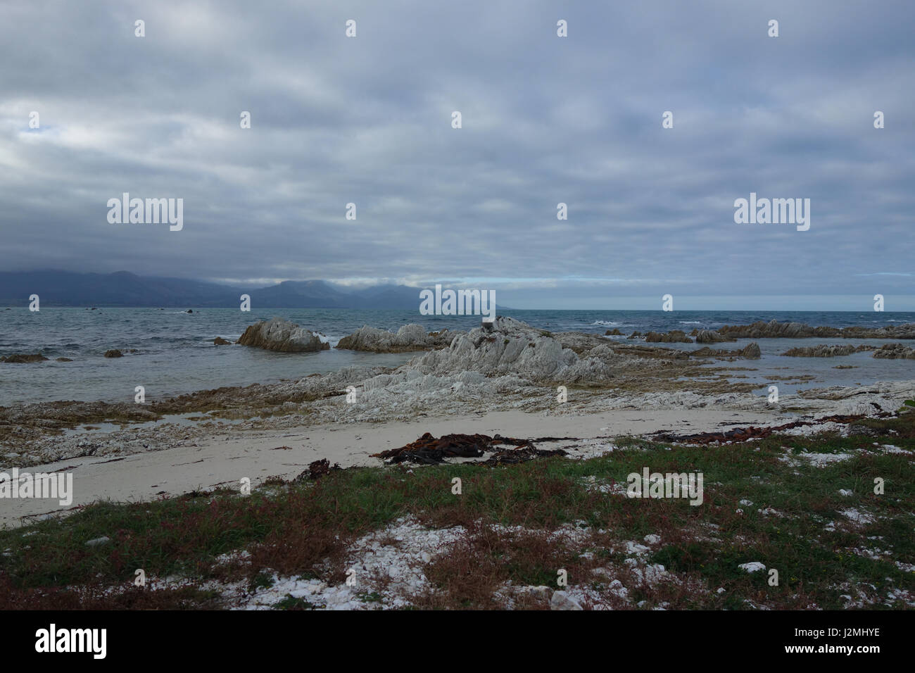 Vue panoramique, large de la Nouvelle-Zélande Banque D'Images