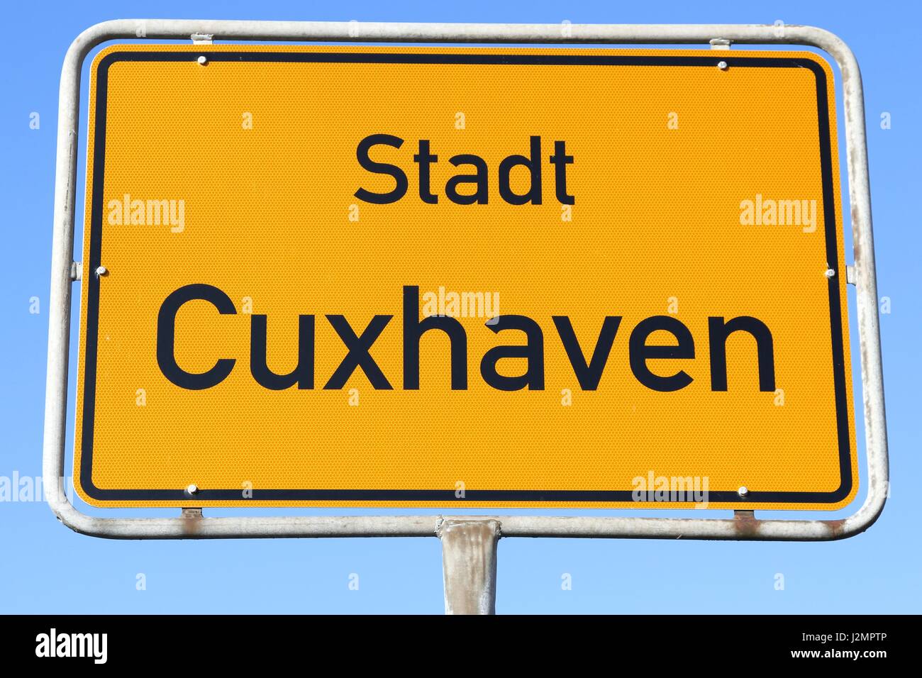 German road sign : ville sign Banque D'Images