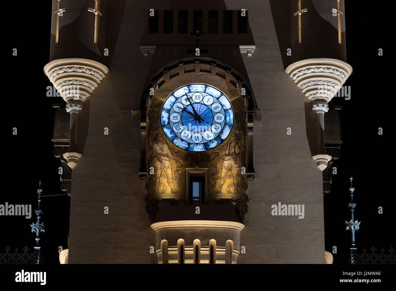 Palais de la Culture de Iasi, Roumanie Banque D'Images