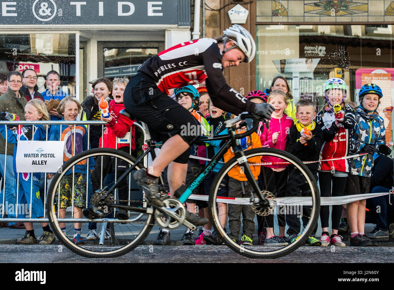 Tweedlove, Love Cross Event , Peebles, Scottish Borders, Lucy Grant Banque D'Images