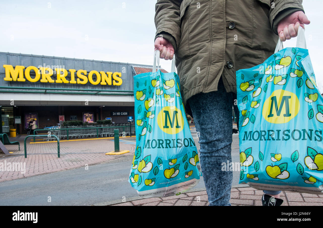 Supermarché Morrisons, Oxgang, Hunters tryst Banque D'Images