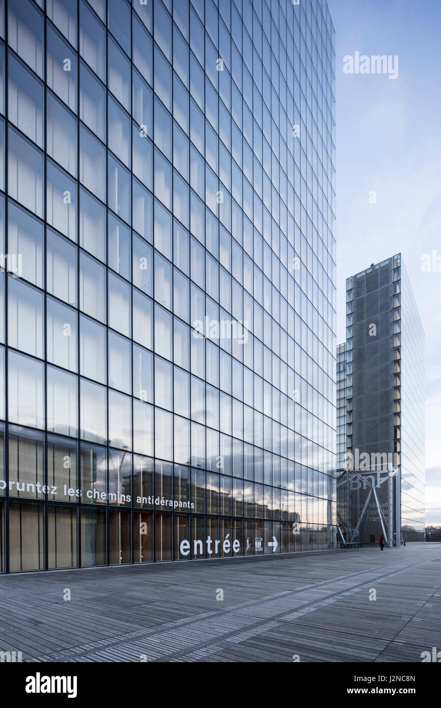 La Bibliothèque nationale de France, la Bibliothèque Nationale de France, Paris, France Banque D'Images