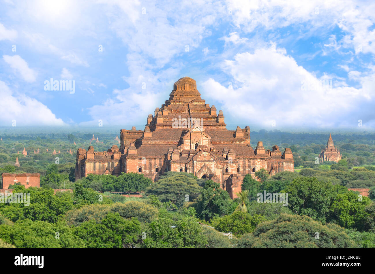 Temple Dhammayangyi est un plus grand temple bouddhiste situé dans la région de Bagan, Myanmar. Banque D'Images