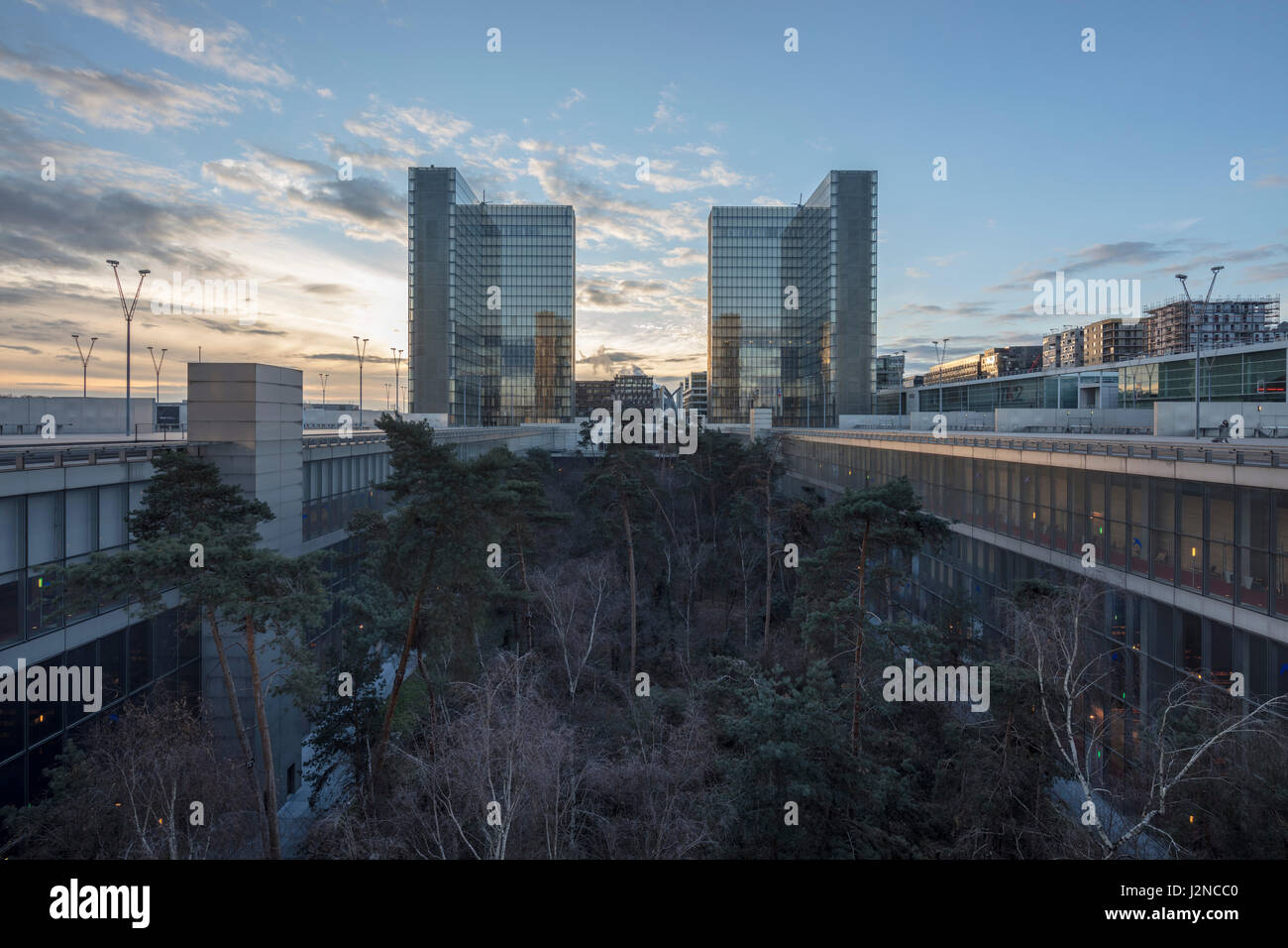 La Bibliothèque nationale de France, la Bibliothèque Nationale de France, Paris, France Banque D'Images