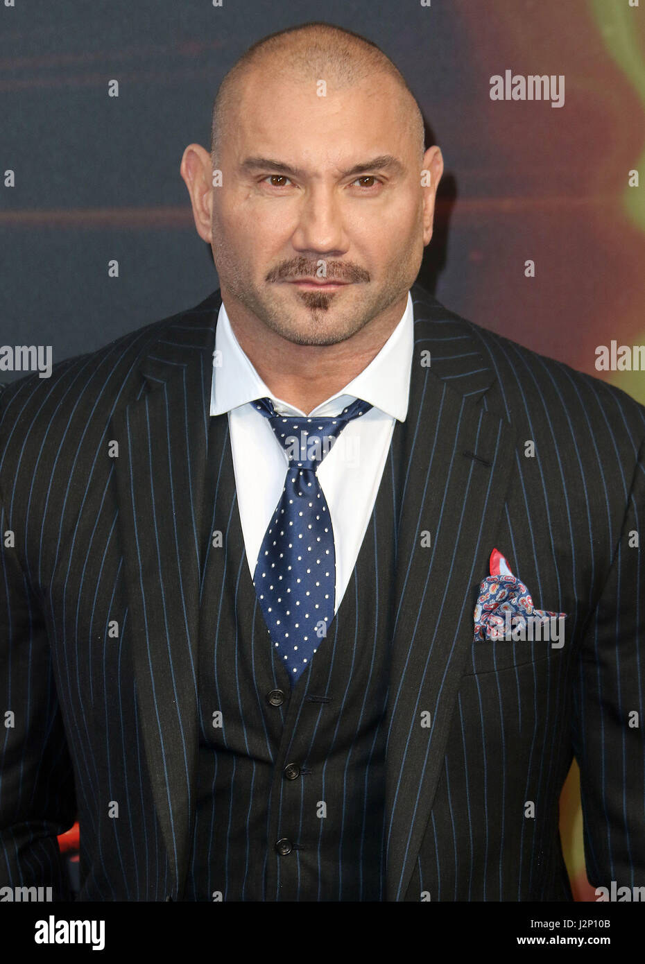 Apr 24, 2017 - Dave Bautista assister à 'gardiens de la Galaxie Vol. 2' projection de gala européen à Eventim Apollo à Londres, Angleterre, RU Banque D'Images