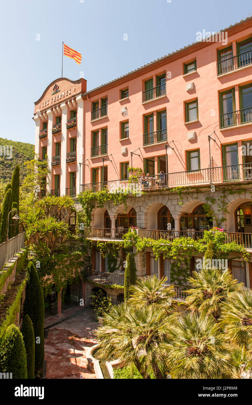 Grand Hôtel de Molitg-les-Bains Banque D'Images