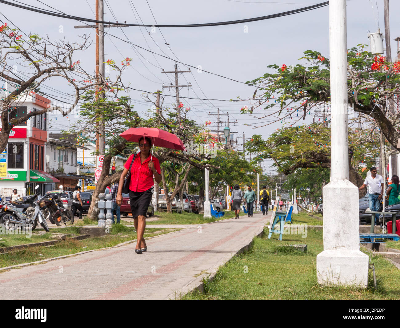 Wakway centrale rue du Camp Banque D'Images