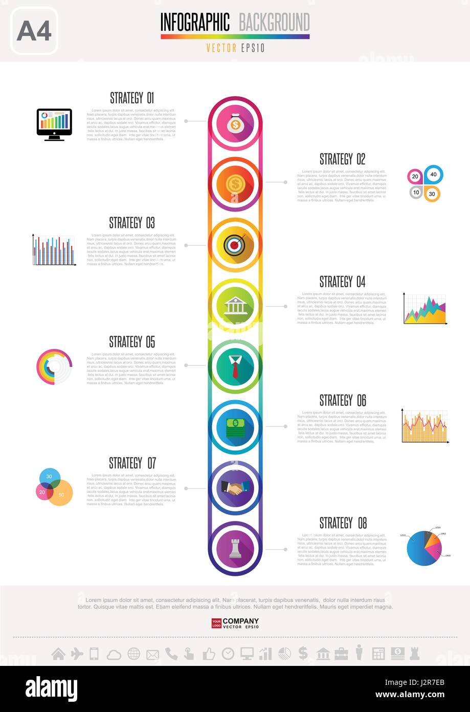 L'élément de conception infographique .eps vectoriel10 Illustration de Vecteur