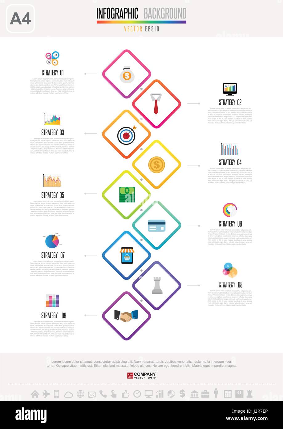 L'élément de conception infographique .eps vectoriel10 Illustration de Vecteur