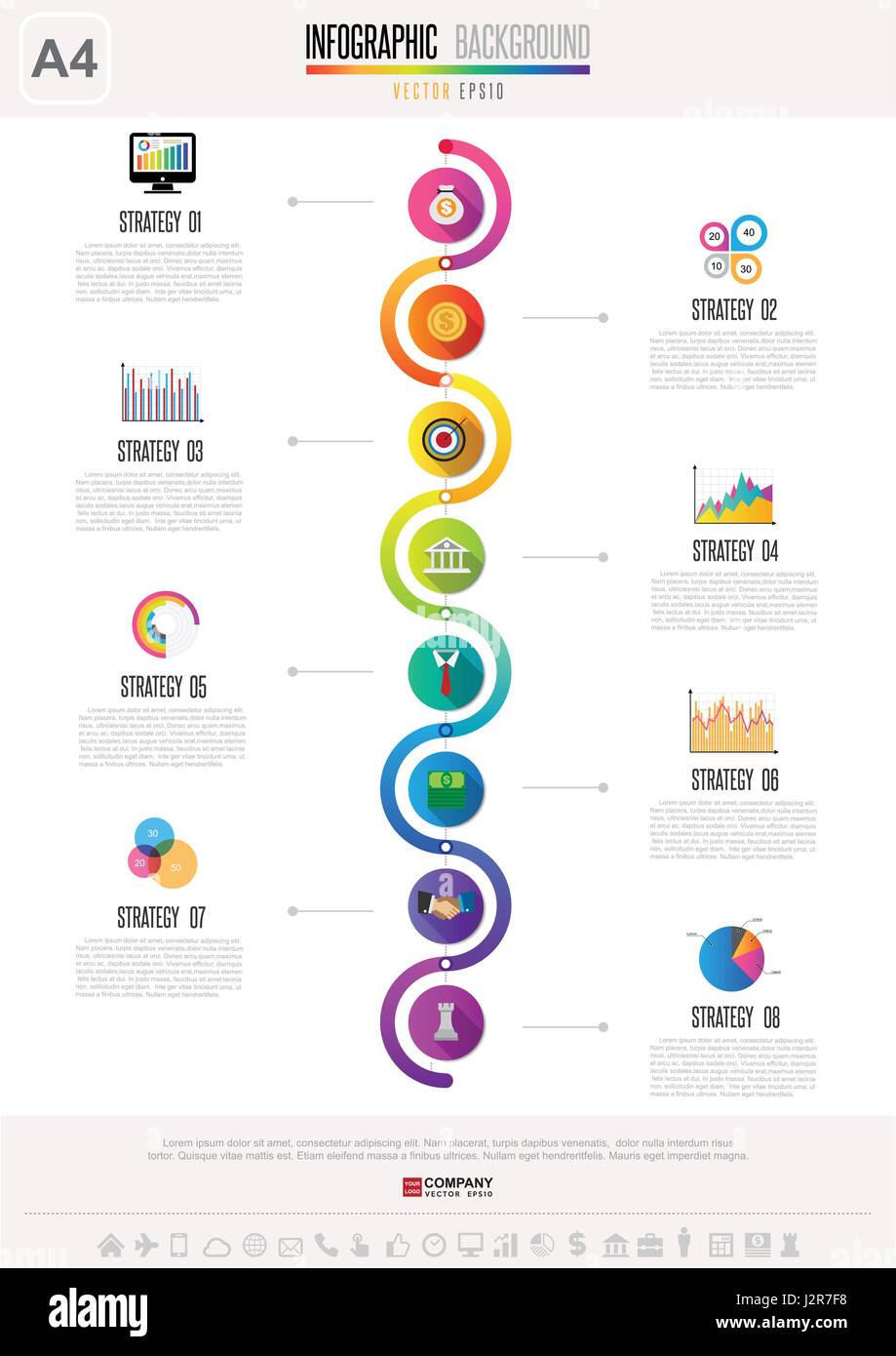 L'élément de conception infographique .eps vectoriel10 Illustration de Vecteur