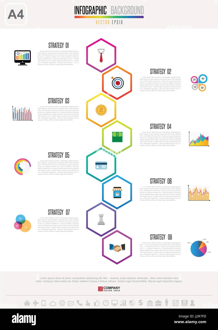 L'élément de conception infographique .eps vectoriel10 Illustration de Vecteur