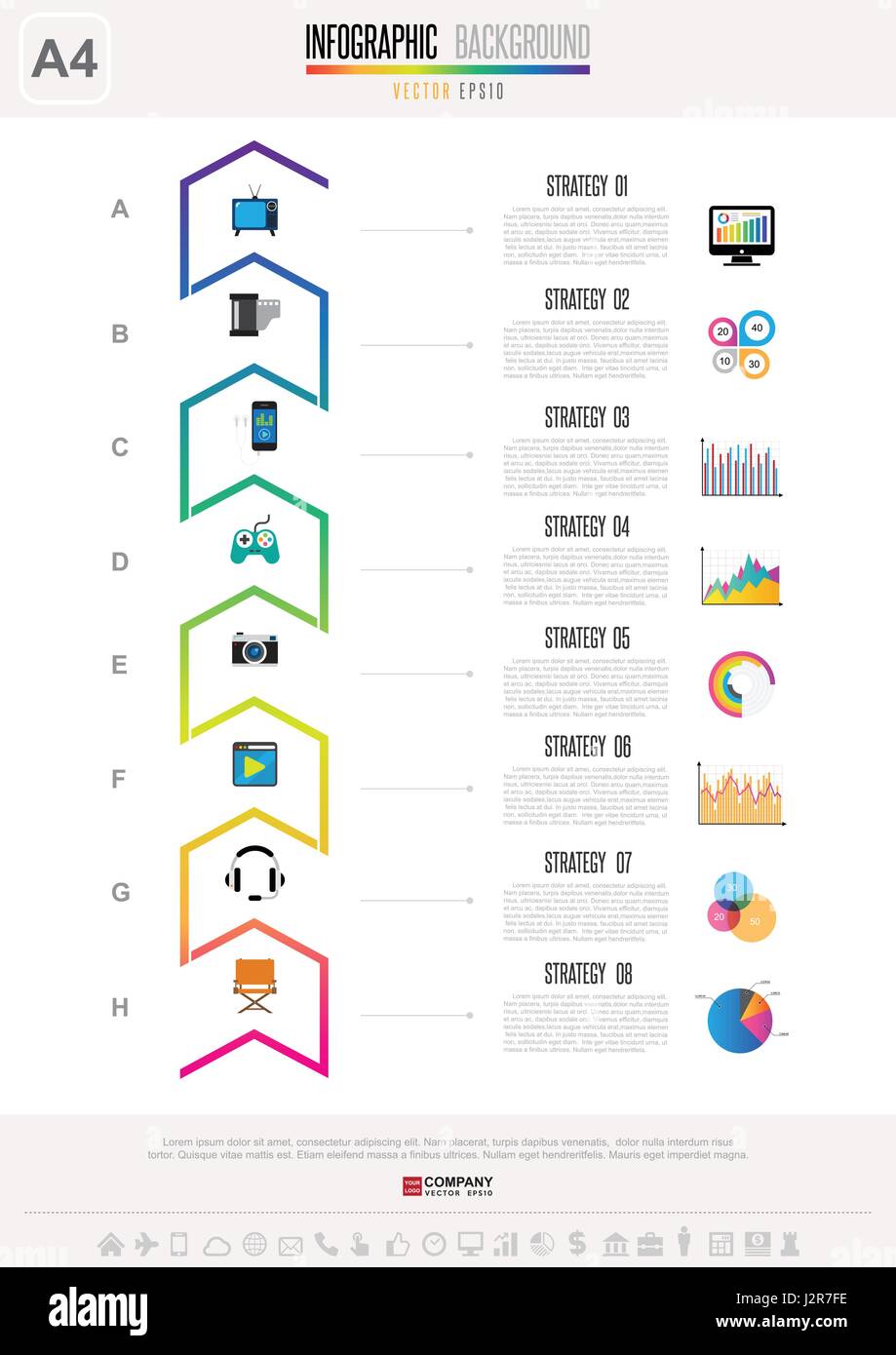 L'élément de conception infographique .eps vectoriel10 Illustration de Vecteur