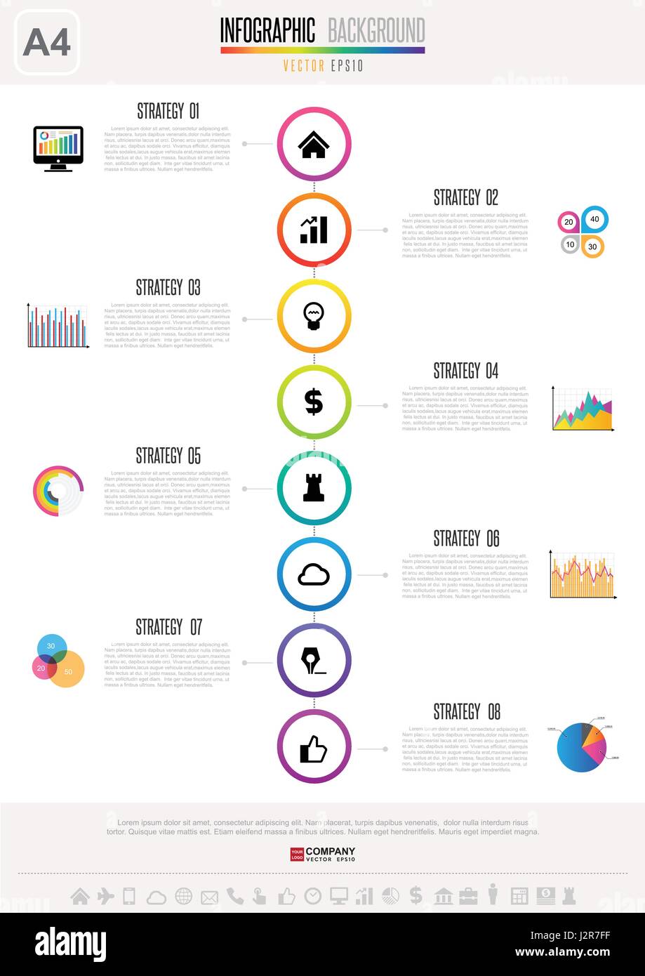 L'élément de conception infographique .eps vectoriel10 Illustration de Vecteur