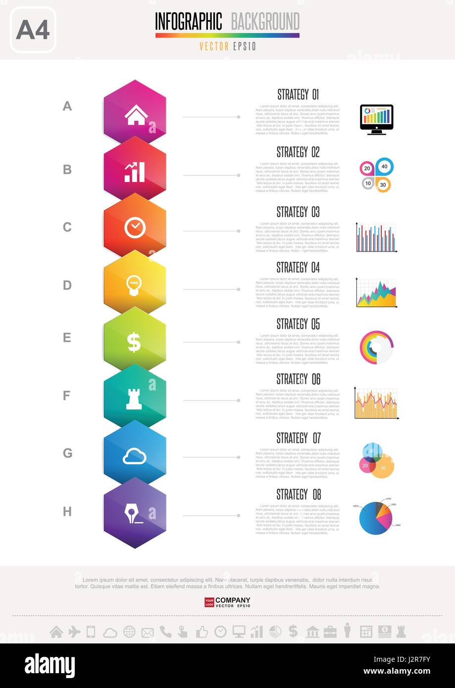 L'élément de conception infographique .eps vectoriel10 Illustration de Vecteur