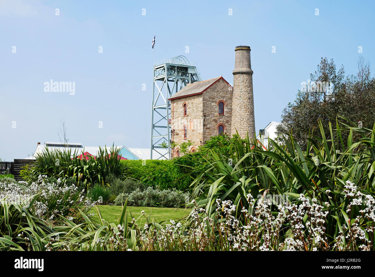 Patrimoine mondial dans Heartlands Redruth, Cornwall, UK Banque D'Images