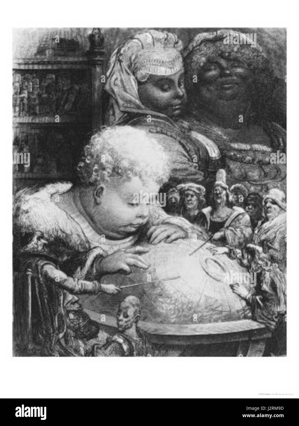 L'éducation de Gargantua est une illustration de l'œuvre du XVIe siècle 'Gargantua' de François Rabelais. Il décrit le parcours éducatif du personnage Gargantua, reflétant les vues de l'époque sur l'apprentissage et le développement intellectuel. Banque D'Images L'éducation de Gargantua est une illustration de l'œuvre du XVIe siècle 'Gargantua' de François Rabelais. Il décrit le parcours éducatif du personnage Gargantua, reflétant les vues de l'époque sur l'apprentissage et le développement intellectuel. Banque D'Images