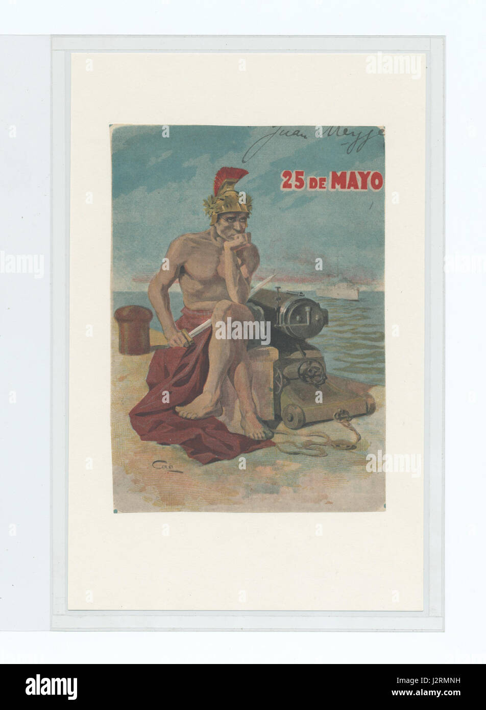 '25 de Mayo' est un événement historique important commémorant la fête nationale de l'Argentine, marquant la révolution de mai 1810 qui a conduit à l'indépendance du countryâ. Banque D'Images