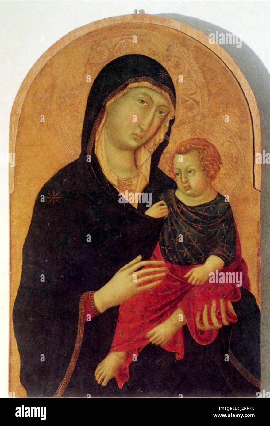 2 Niccolo di Segna, Madonna col bambino, ca, 1336, San Bartolomeo une Scampata, Figline Valdarno Banque D'Images