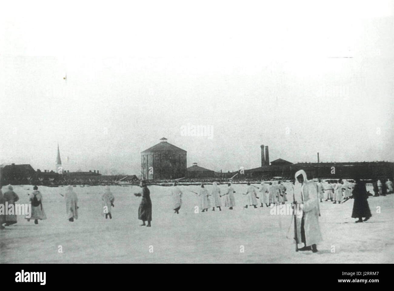 19210306-police d'enquête de la milice attaque kronstadt petrograd Banque D'Images
