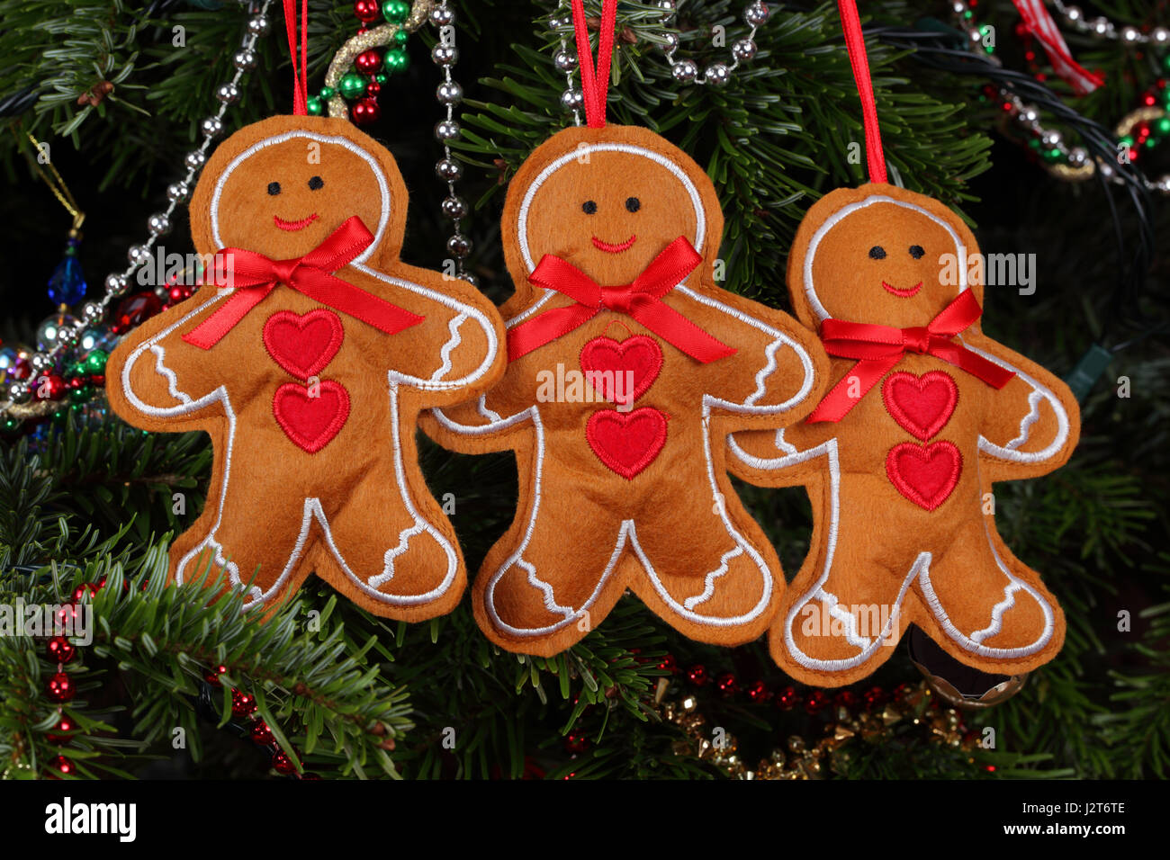 Les hommes d'épice de Noël Banque D'Images