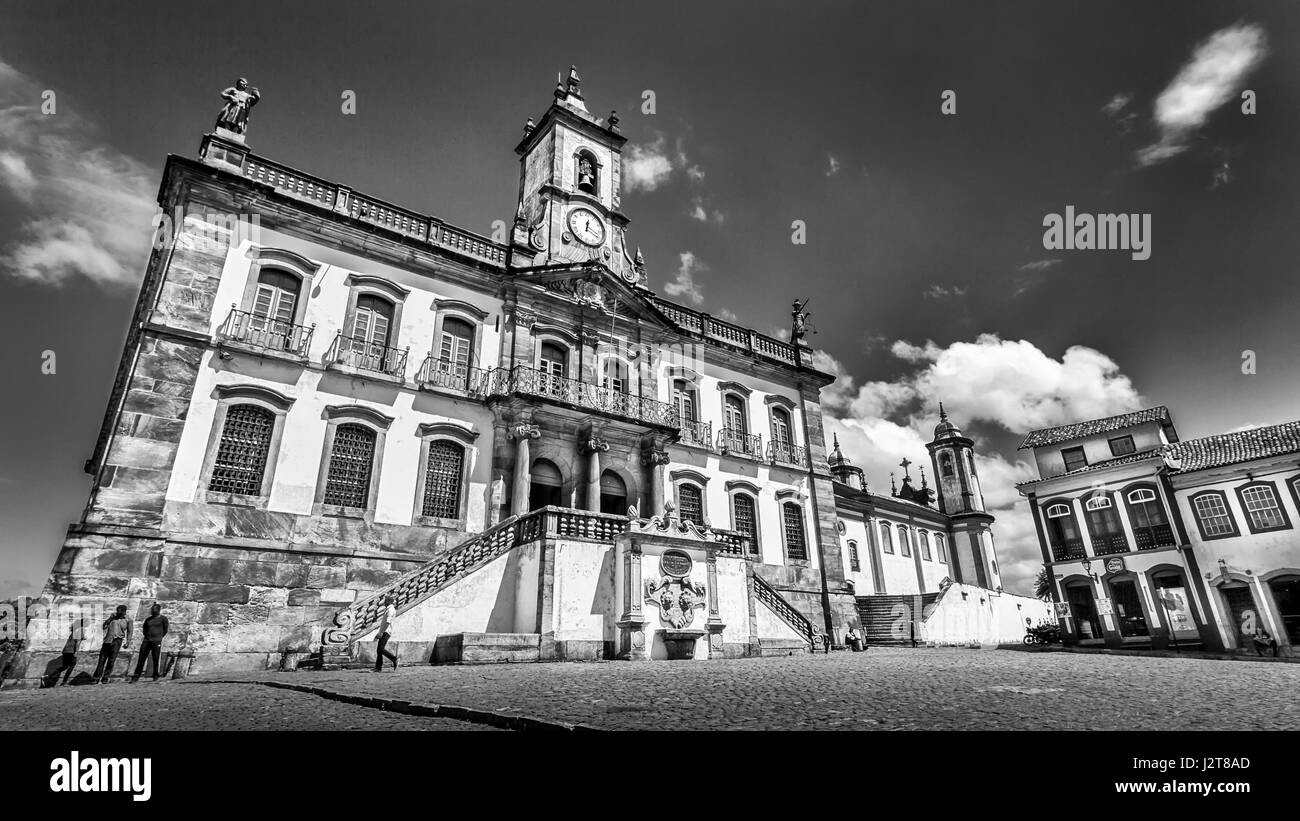 Musée de l'Insurrection Minas à Ouro Preto, Brésil Banque D'Images