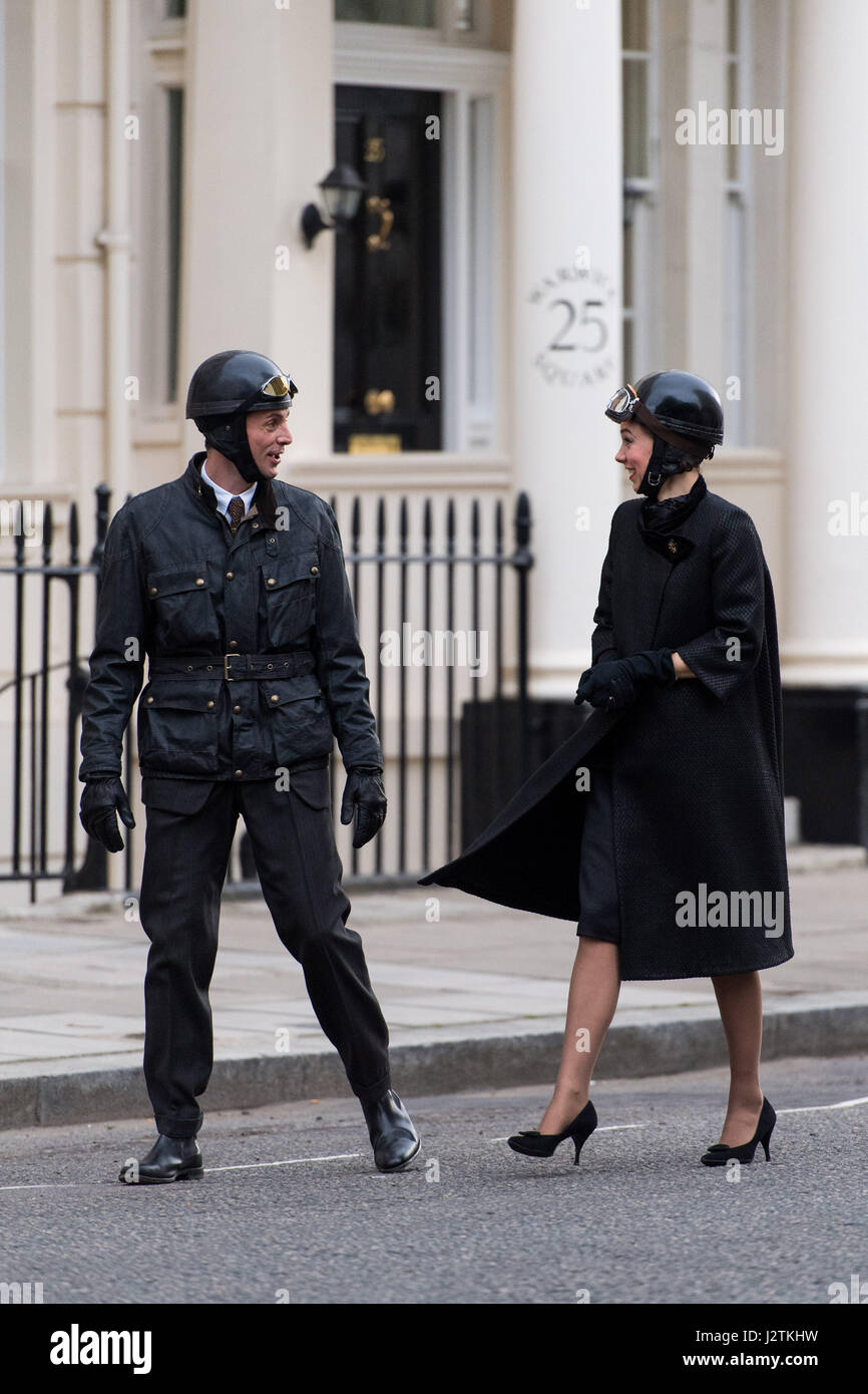 Londres, Royaume-Uni. 30 avril, 2017. Vanessa Kirby et Matthew Goode Crédit : Polly Thomas/Alamy Live News Banque D'Images