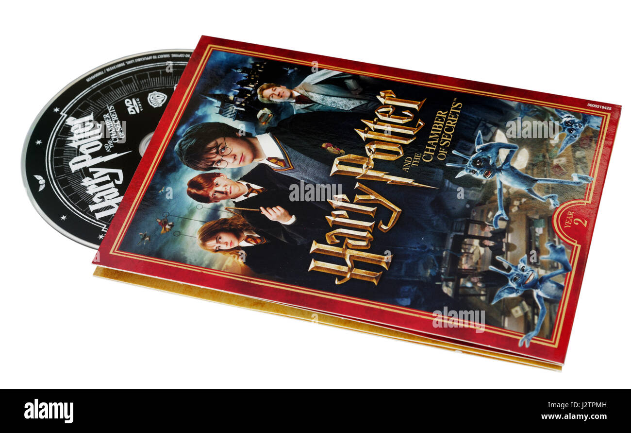 Harry Potter et la chambre des secrets DVD Banque D'Images