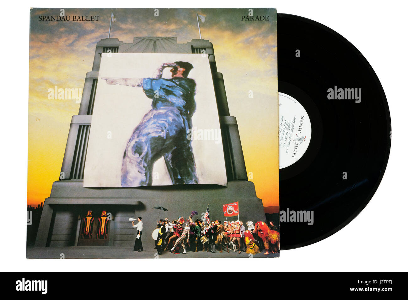 Spandau Ballet Parade album sur vinyle Banque D'Images