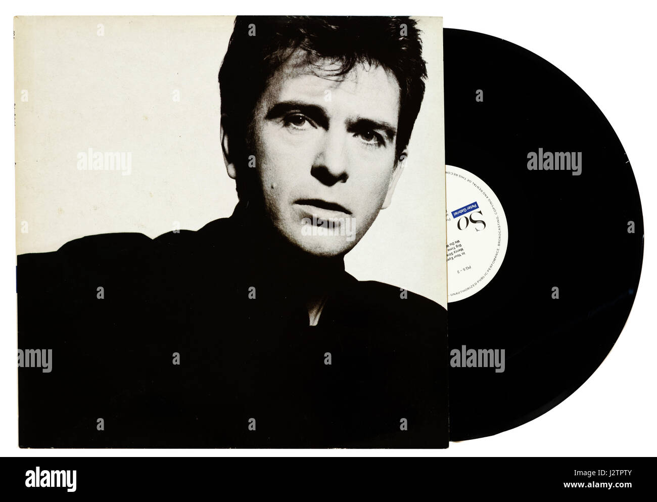 Peter Gabriel album So sur vinyle Photo Stock - Alamy