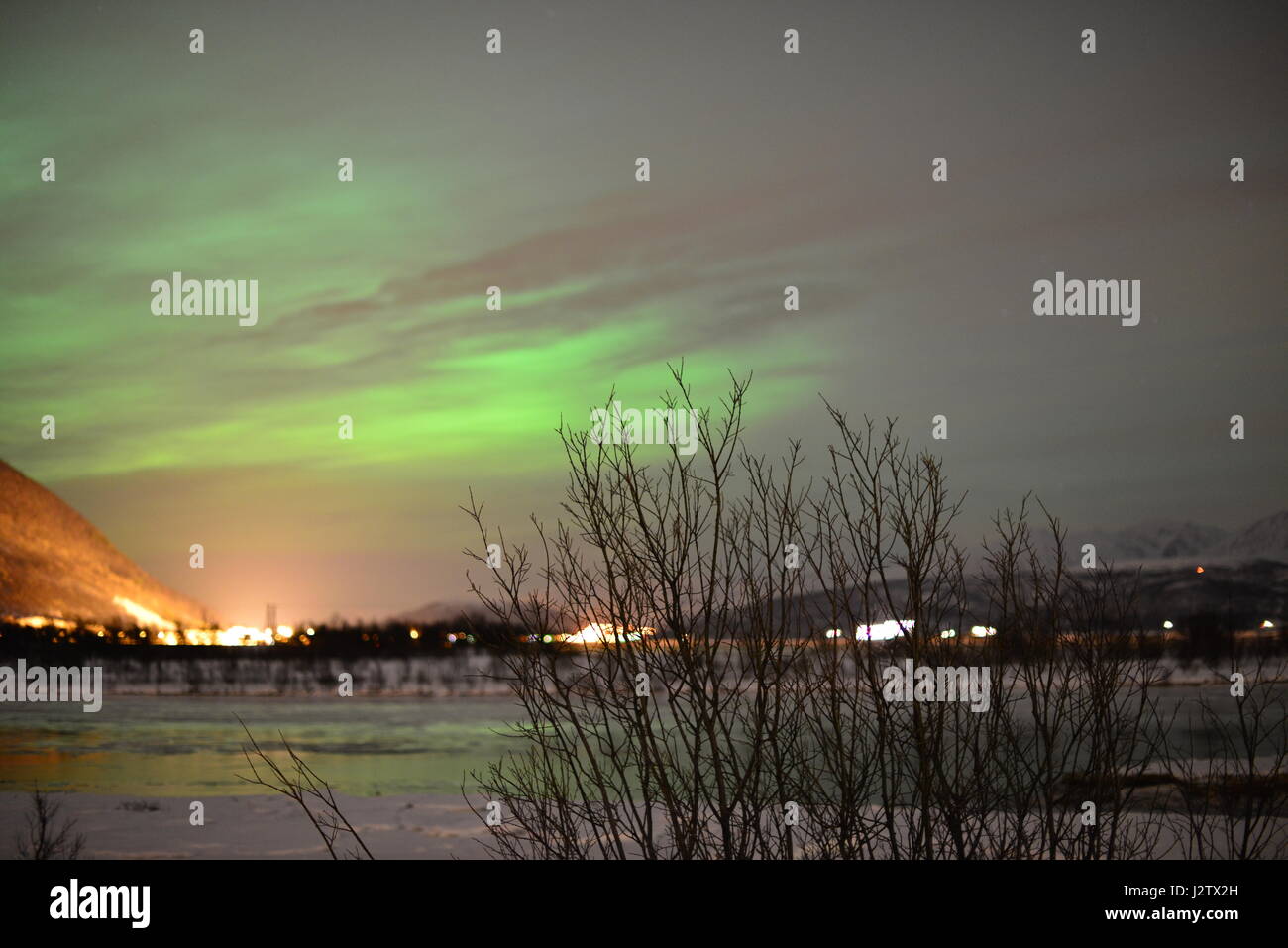 Aurora Borealis Banque D'Images