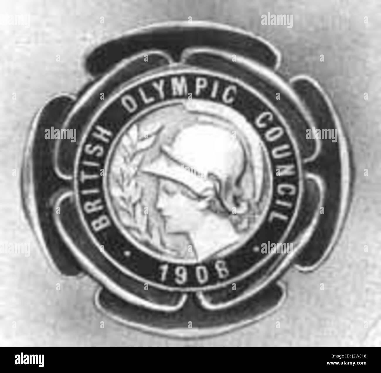 1908 médaille Olympique Banque D'Images