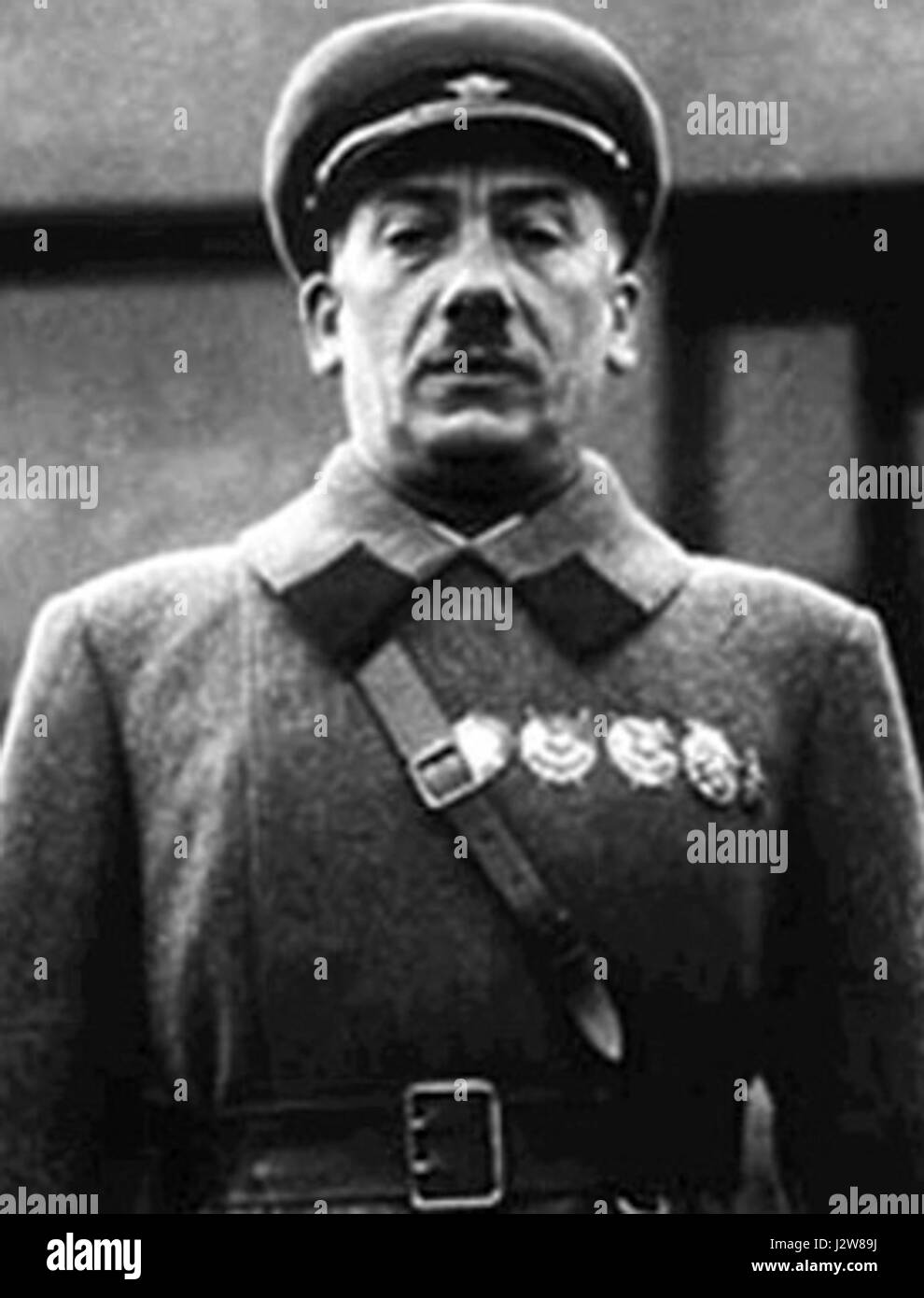 Genrich Grigorijewitsch Jagoda était une figure politique soviétique impliquée dans l'application de la loi et le renseignement. Il a joué un rôle clé dans le système politique soviétique au début du XXe siècle. Banque D'Images