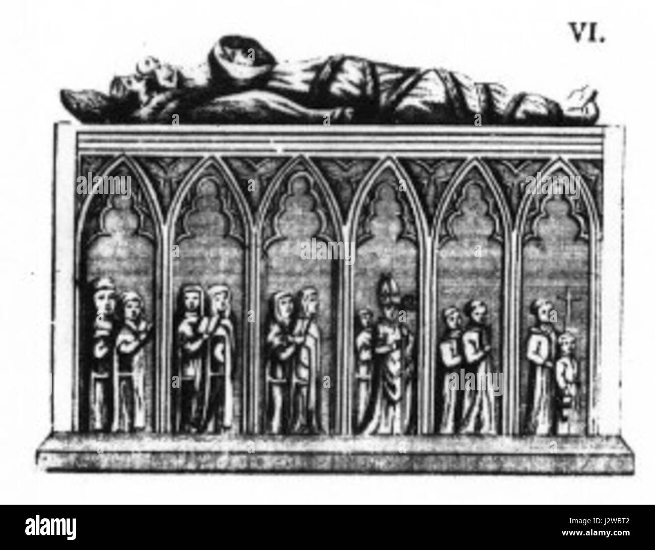 Abbaye du Val des Choues2 Banque D'Images