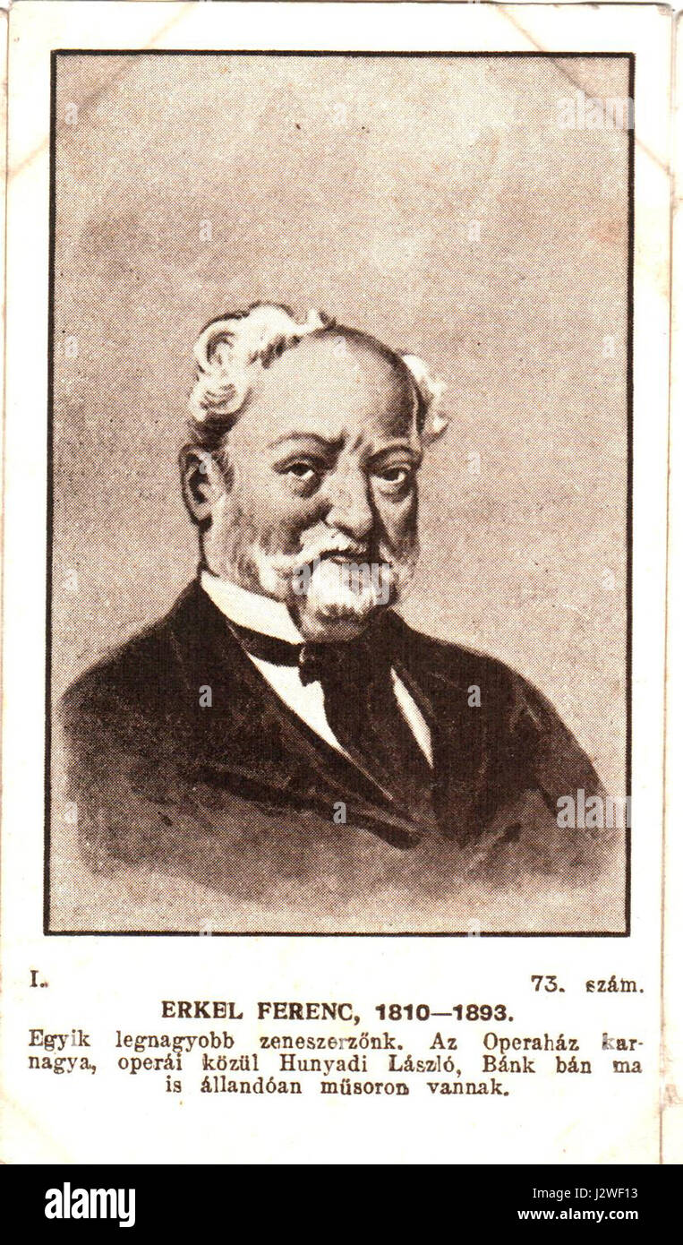 73. Erkel Ferenc Banque D'Images