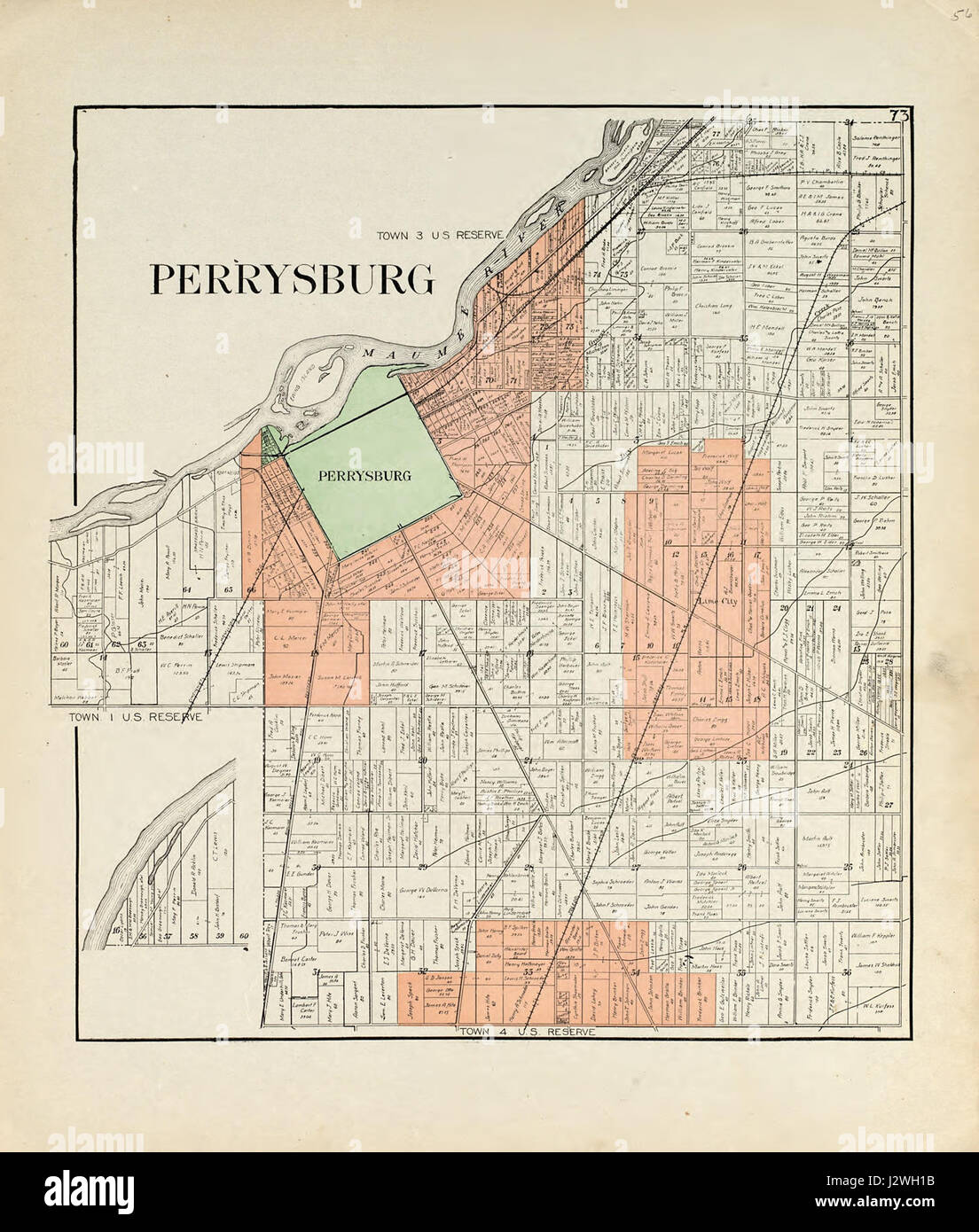 Ohio map Banque de photographies et d’images à haute résolution Alamy
