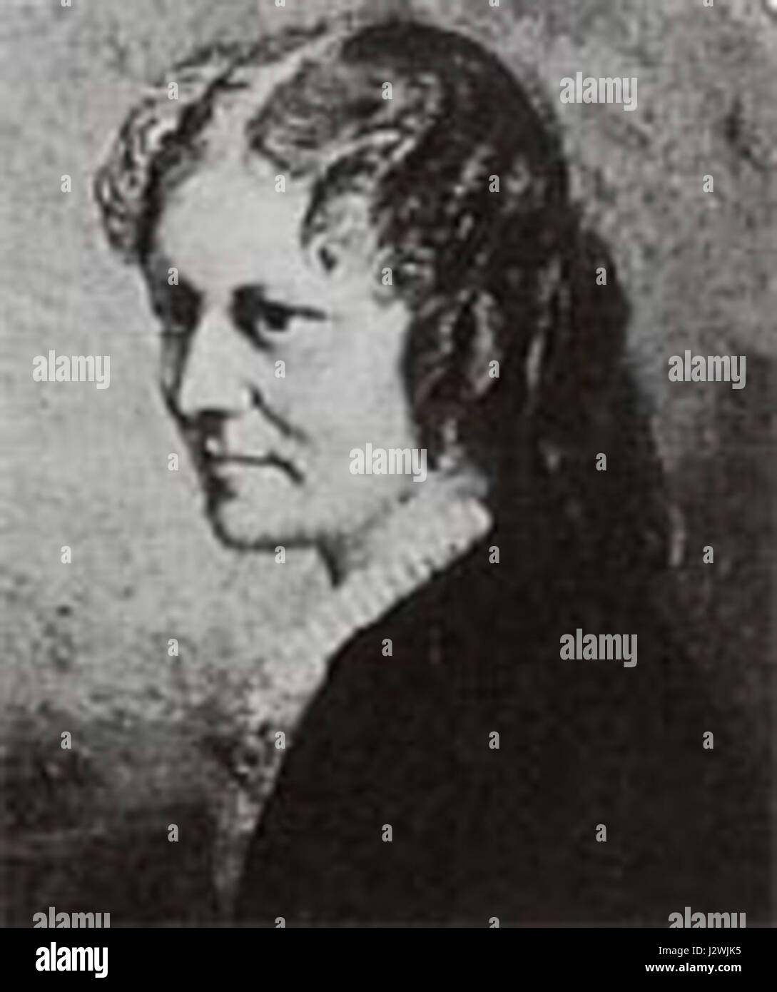 Anna Sewell était une romancière anglaise surtout connue pour son livre "Black Beauty", qui raconte l'histoire de la vie d'un cheval et l'importance de la gentillesse envers les animaux. Le roman est devenu un morceau emblématique de la littérature dans la défense des animaux. Banque D'Images