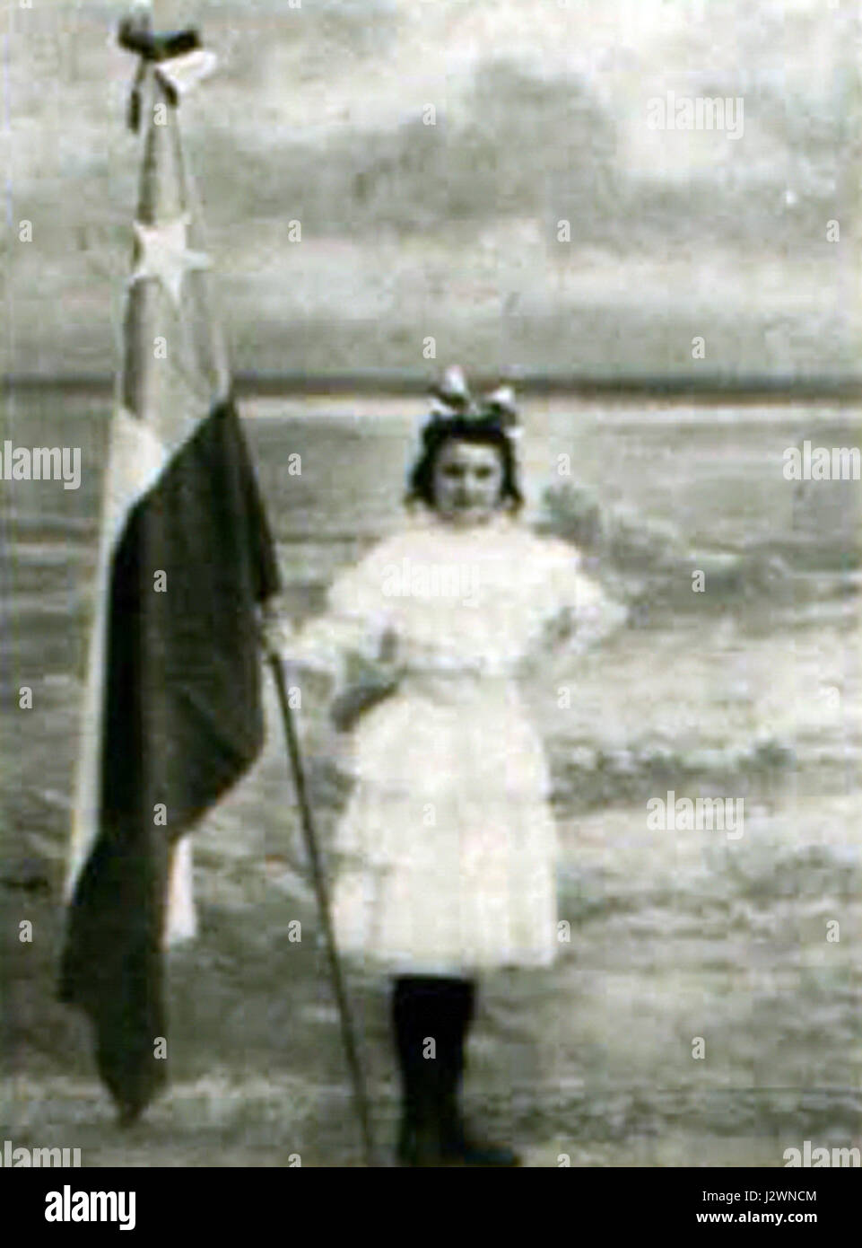 Le Bandera Chili fait référence au drapeau chilien, plus précisément dans un contexte historique autour de l'an 1907. Elle peut être liée à l'évolution politique ou sociale du Chili pendant cette période. Banque D'Images