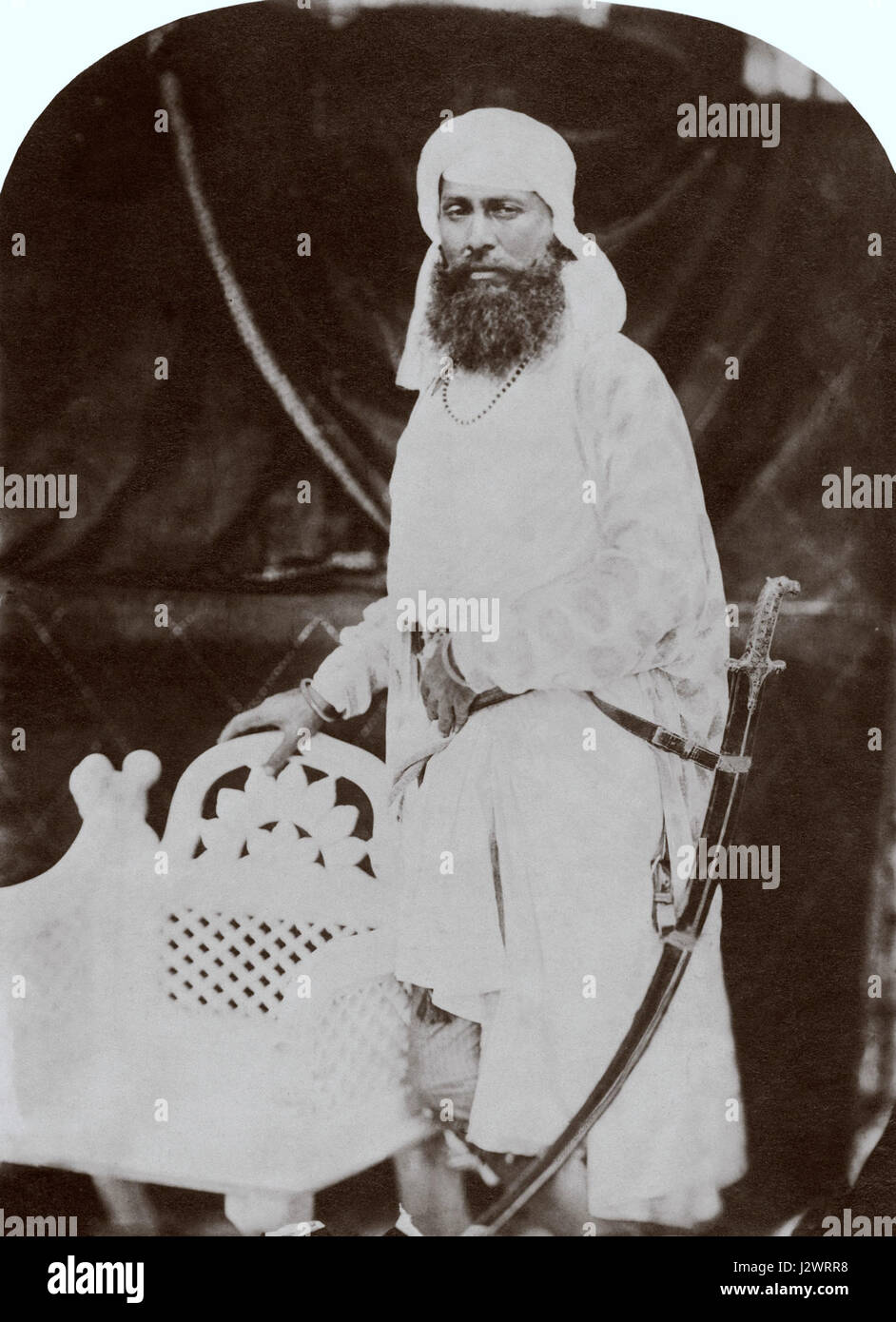 Le jirkuz du Raja de Kapurthala Banque D'Images