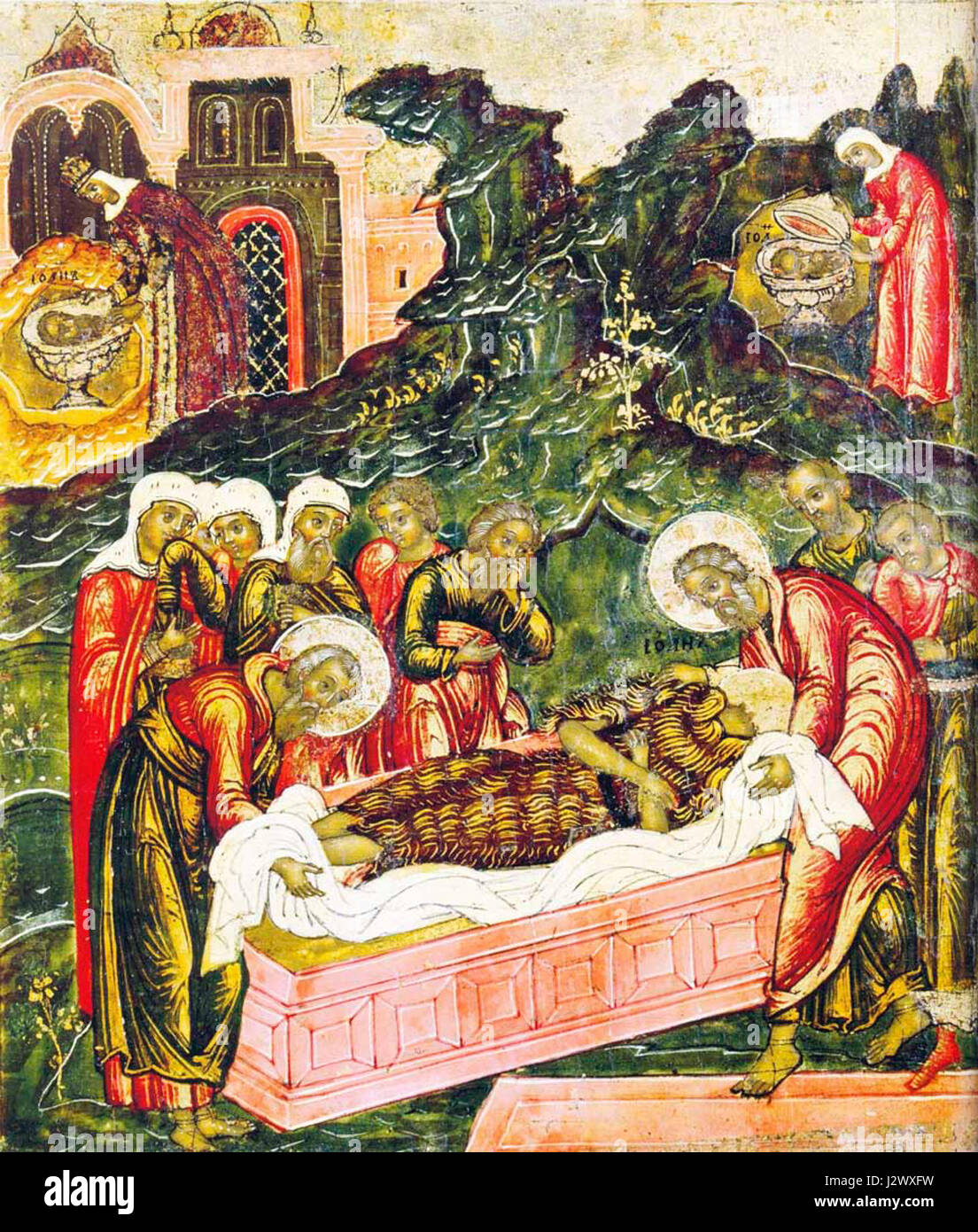 Jean Baptiste d'inhumation Banque D'Images