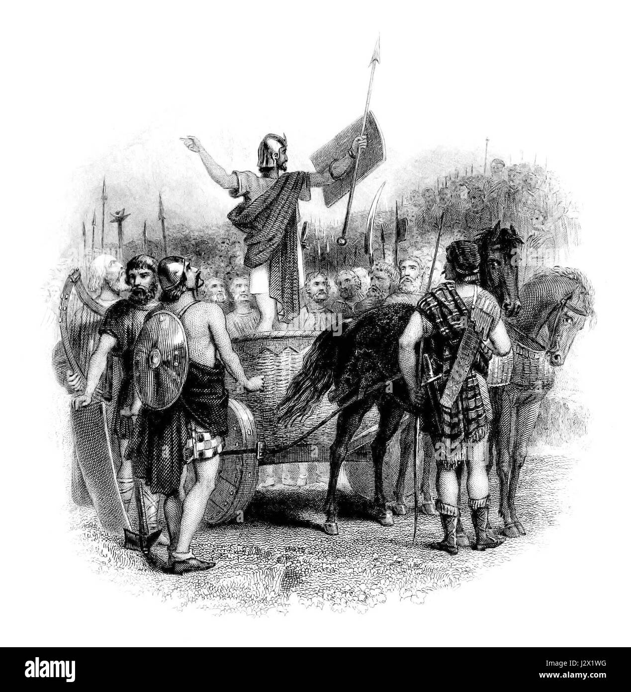 Calgacos Banque D'Images