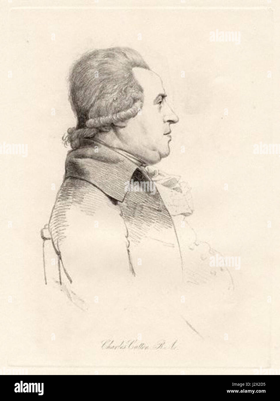 Charles Catton l'aîné par William Daniell 1854 Banque D'Images