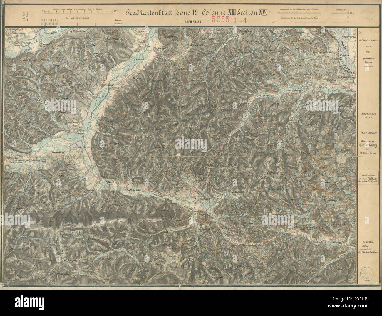 Aufnahmeblatt 5355-148 se réfère à une feuille d'archives spécifique, peut-être d'un catalogue ou d'une collection, documentant un élément, une collection ou un document historique. La feuille fournit des informations détaillées sur un objet ou un artefact spécifique. Banque D'Images
