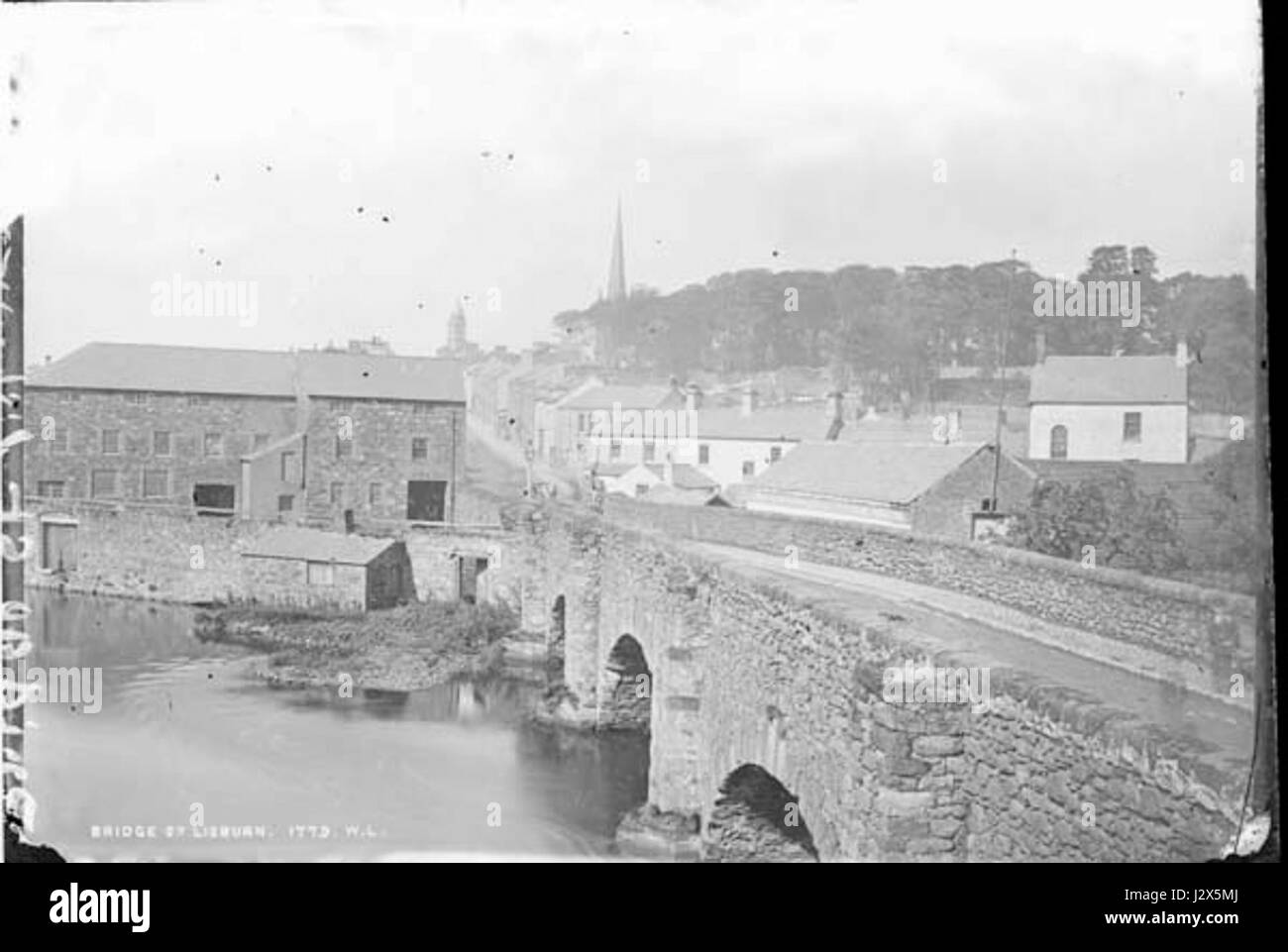Bridge Street Lisburn Banque D'Images