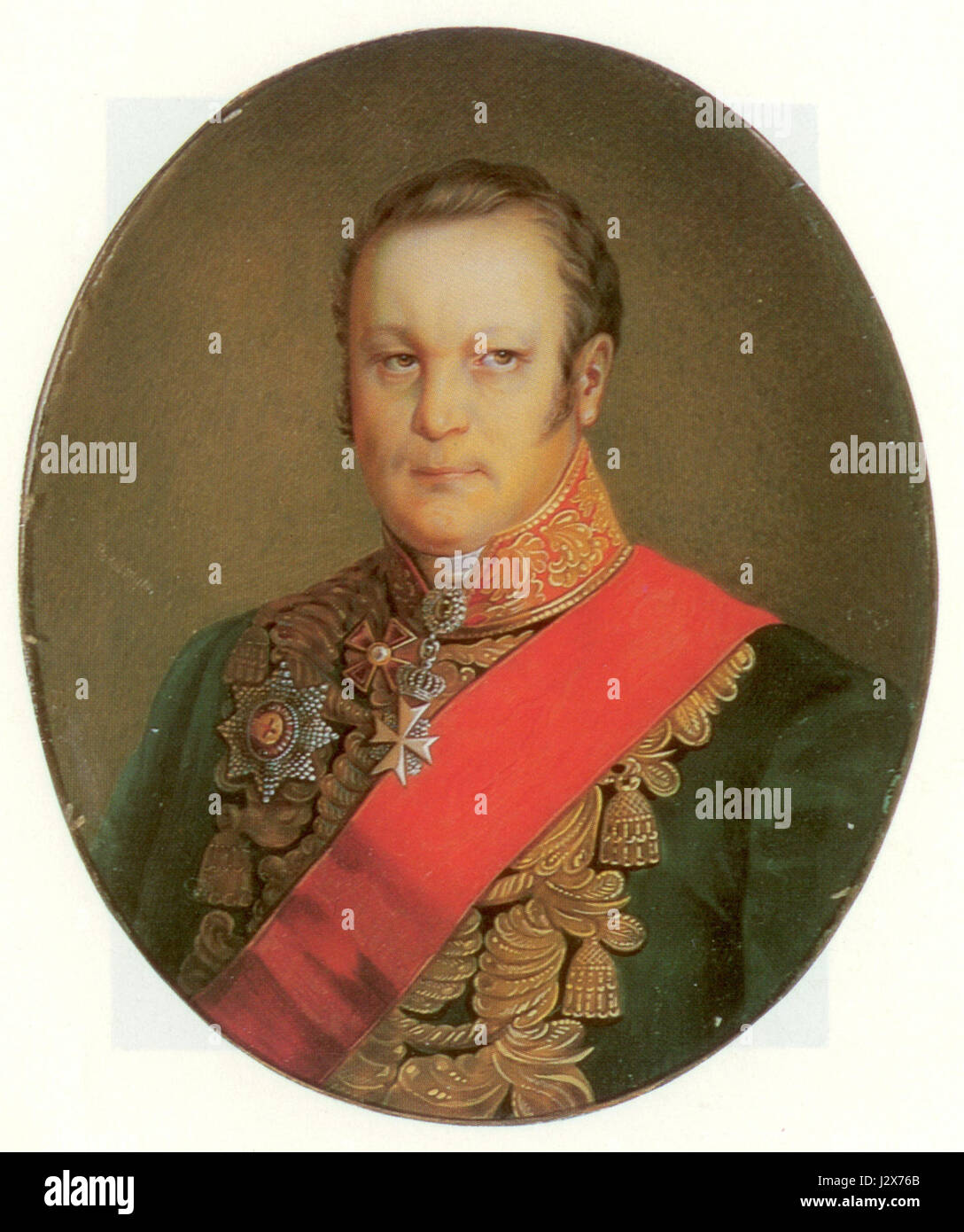 Boris Nik. Par A.G.Rockstuhl Yusupov (1849, Hermitage) Banque D'Images