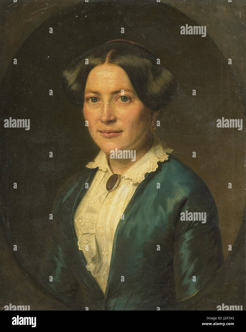 Anna Charlotte Koppelaar geb (1821). Sedert 1850 echtgenote van Willem Frederik Wehmeyer musée Rijks Banque D'Images