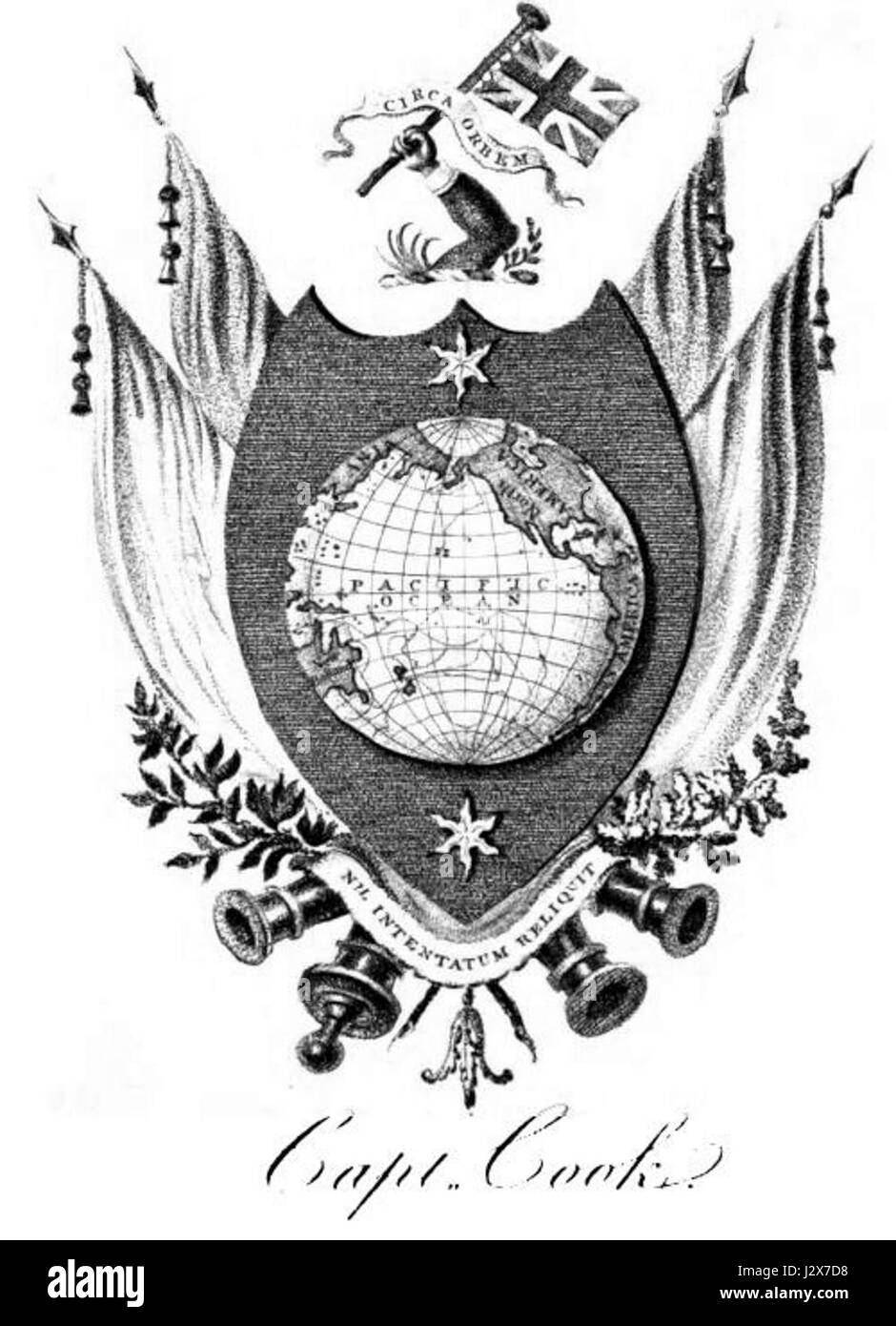 Le capitaine Cook Banque D'Images