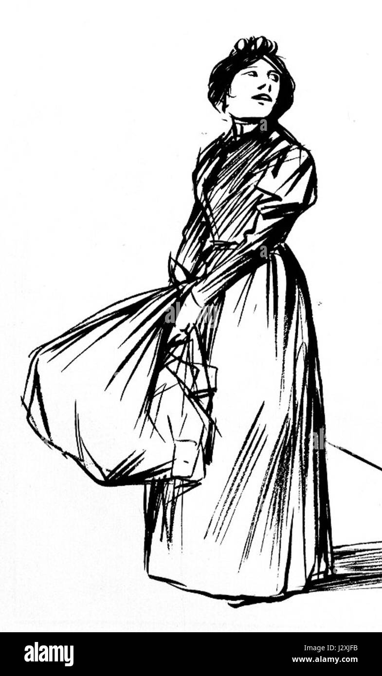 Blanchisseuse cherchant le linge est une peinture de Jean-Louis Forain, représentant une blanchisseuse en train de chercher des vêtements. L'œuvre illustre l'accent mis par Forain sur les scènes de tous les jours, capturant la condition humaine avec des détails vifs et une sensation de mouvement. Banque D'Images