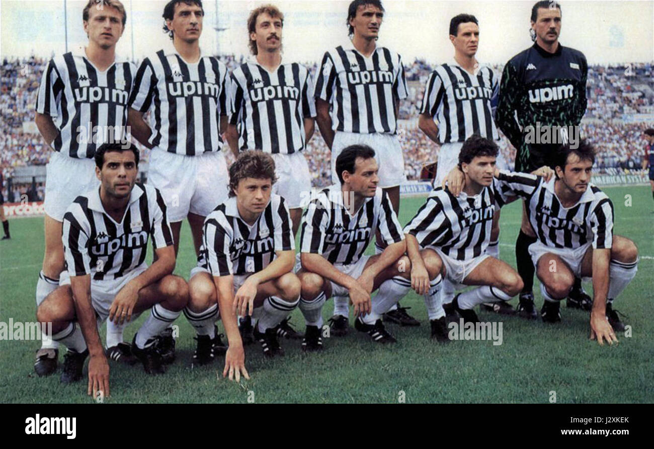 Juventus Football Club 1989-1990 Banque D'Images