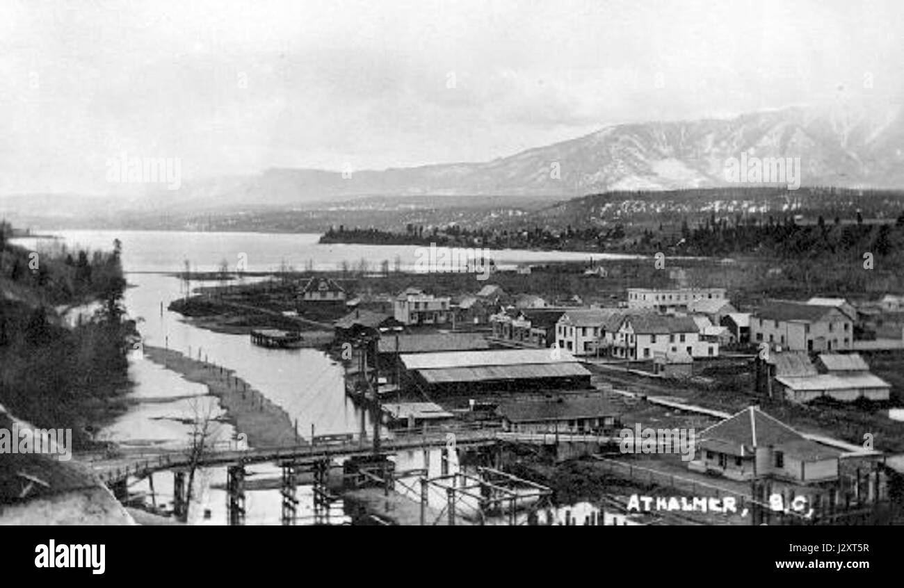 Athalmer BC ca 1913 Banque D'Images