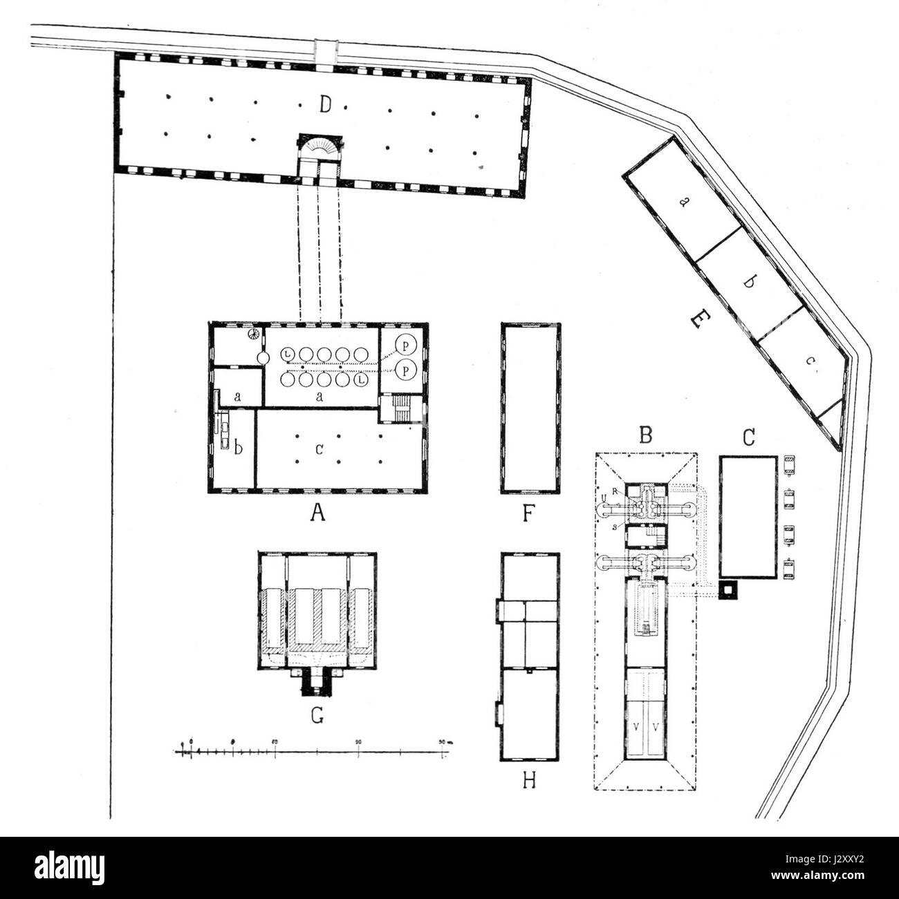 Palmkernaelspeicher Grundriss Berlin Banque D'Images